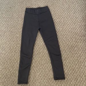 sherpa lined high waisted leggings